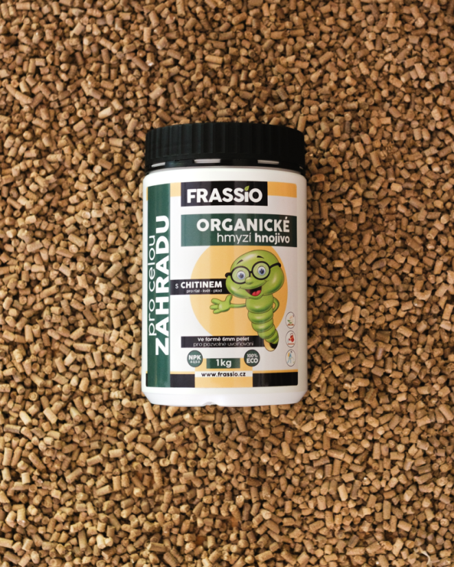 Organické hmyzí NPK hnojivo FRASSiO s chitinem 1kg